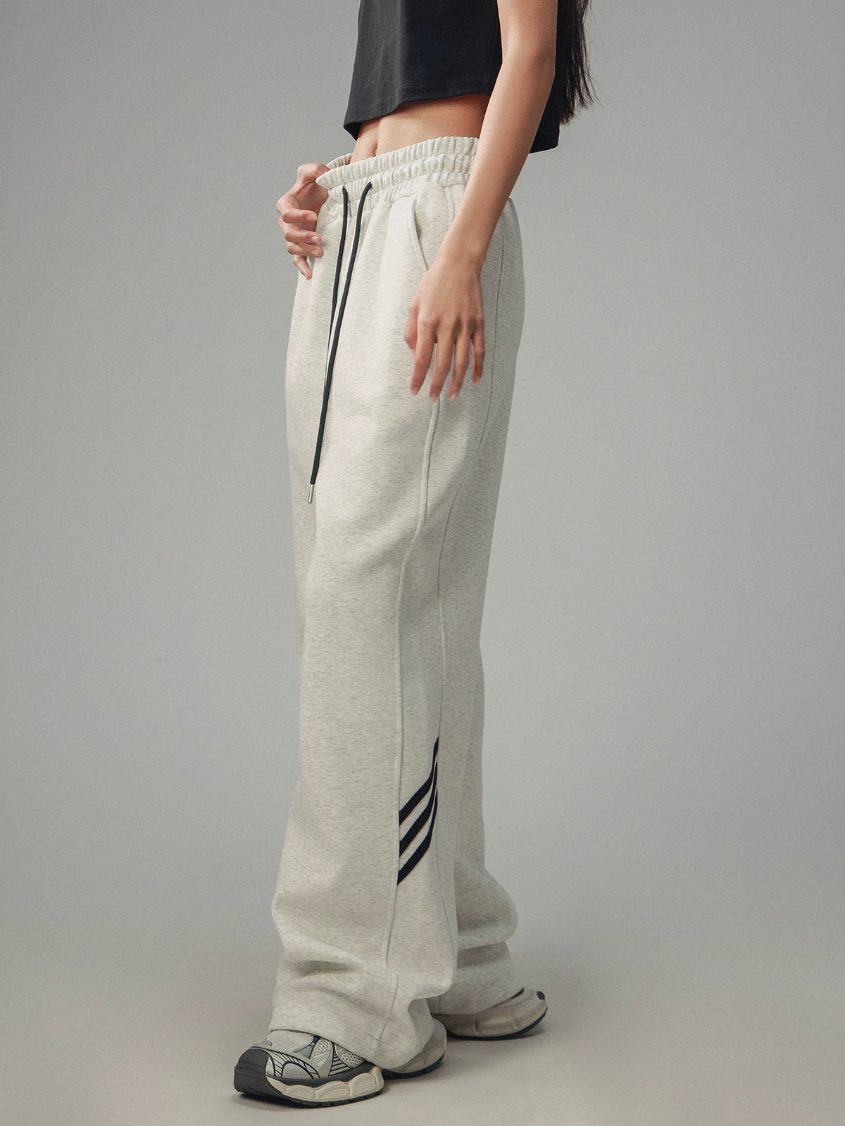 Amerikanische Retro Drei-Barren-Sweat Pants