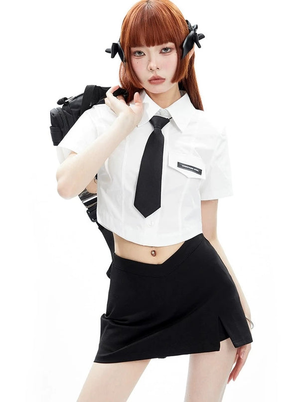 Tie Short Sleeve Top