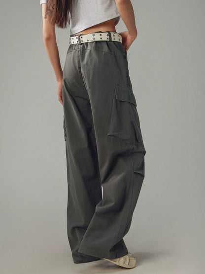 American straight leg loose slacks