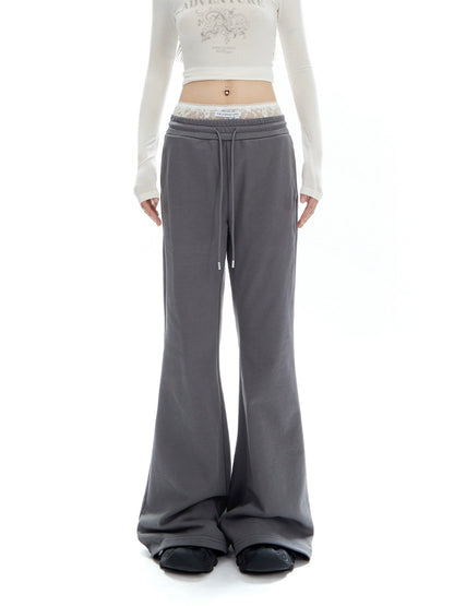 American Campus Stitching Casual Sweat Pants