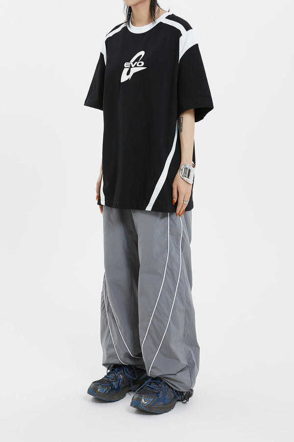 Unisex wide track bottoms