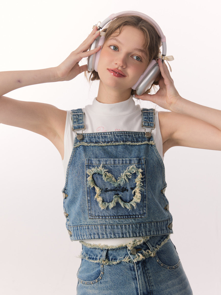 Denim Overalls