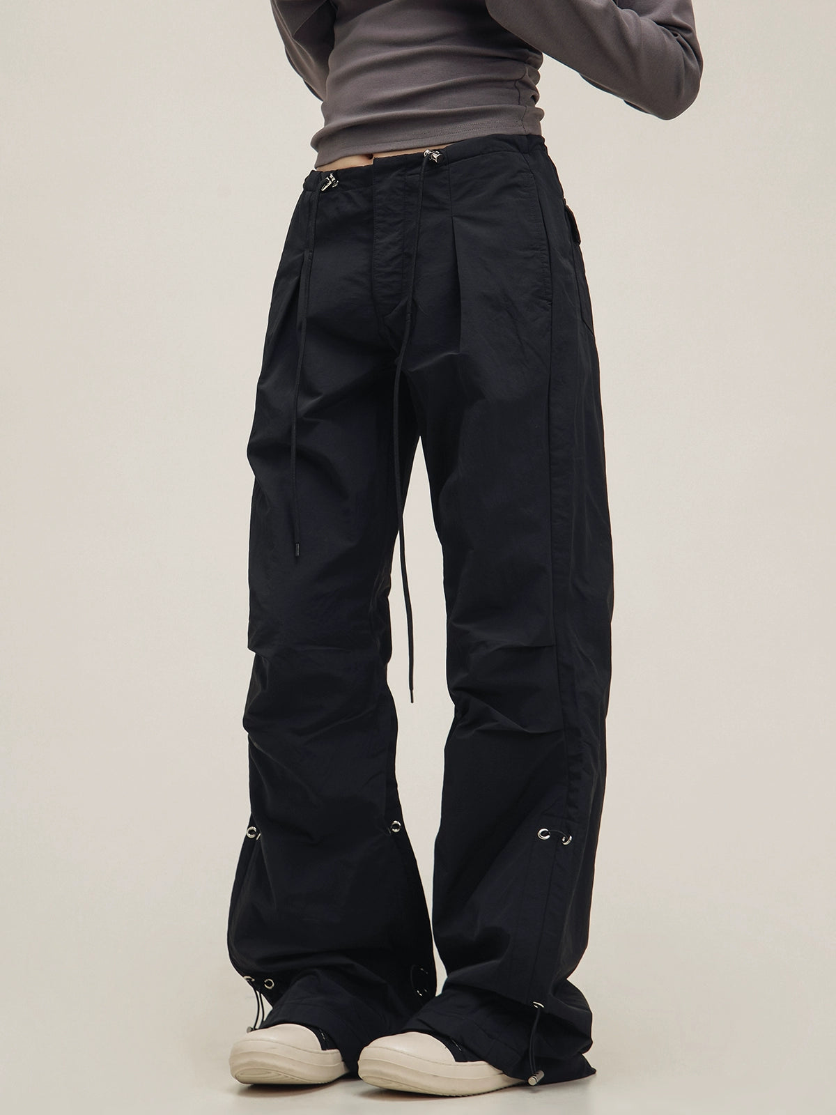 American Vintage Drawstring Bootcut Leg Pants