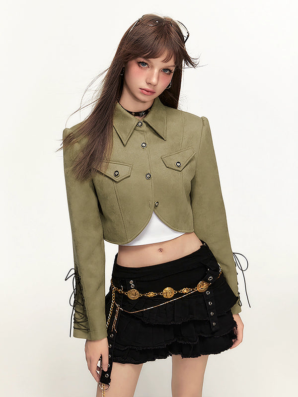 American Retro High-End Short Jacket