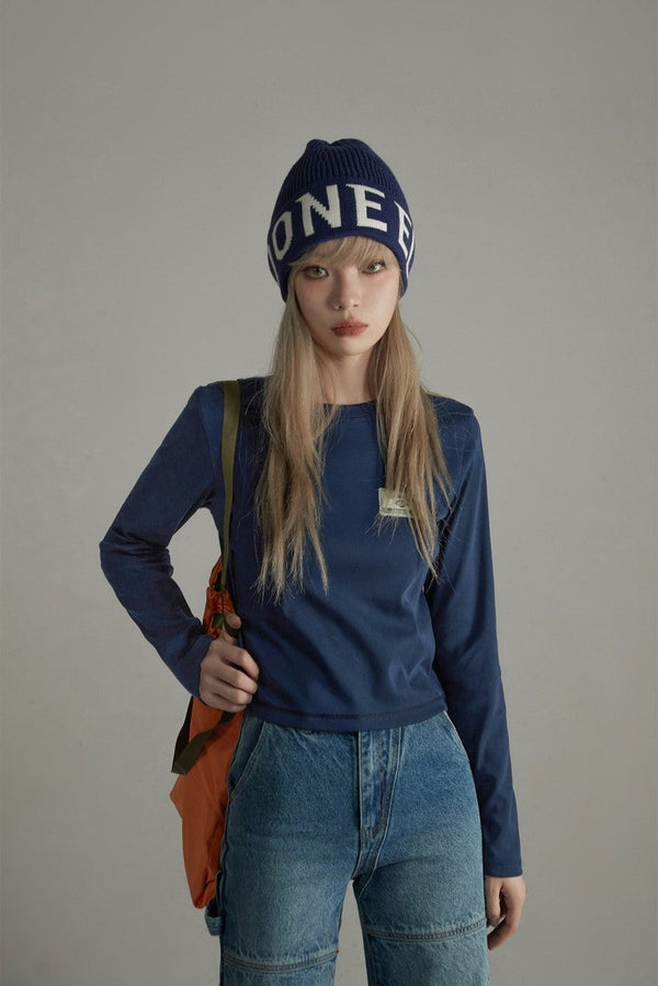 Label Point Casual Tops