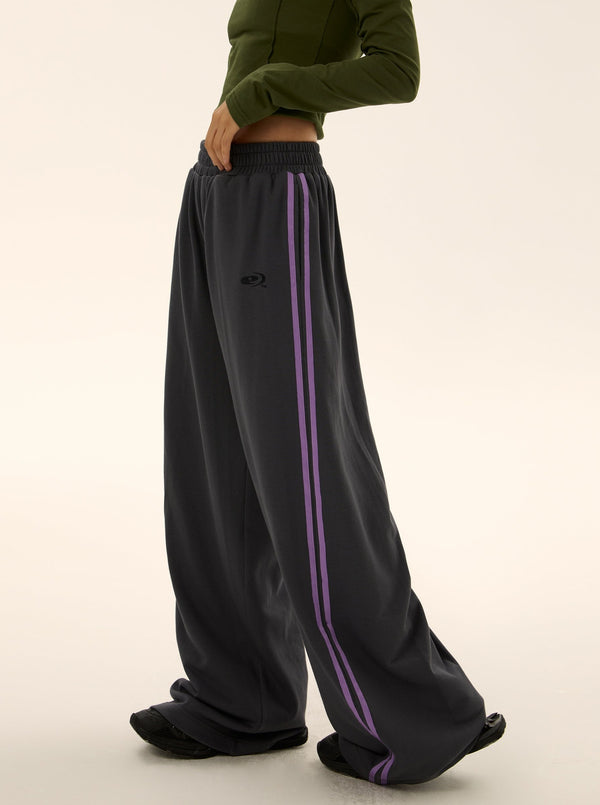 Double Line Loose Sports Pants