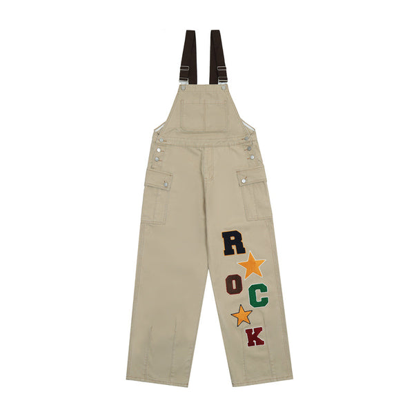 Camisole décontractée et salopette en jean étoilée