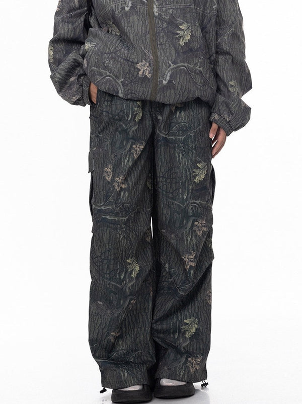 Graffiti Art Print Tube Straight Pants