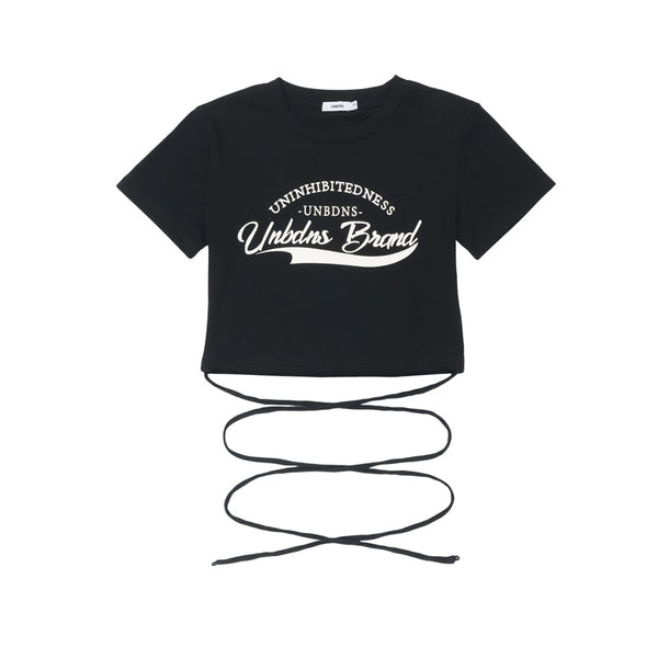 Waist Strap Logo Short T-Shirt