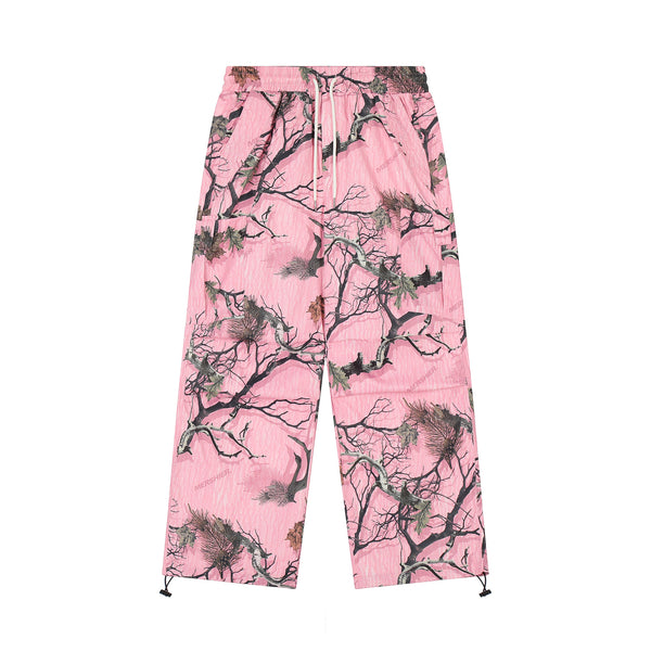 Graffiti Art Print Tube Straight Pants