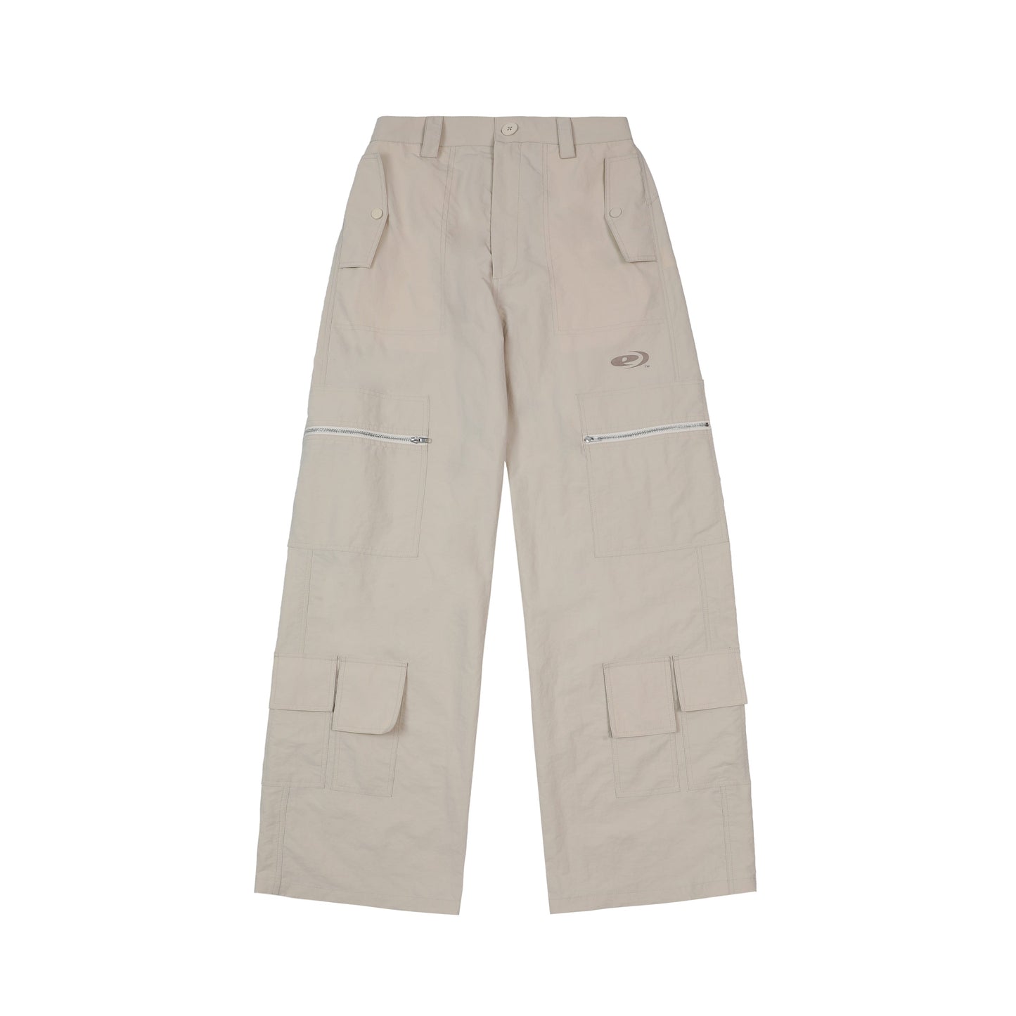 Pocket work design loose pants