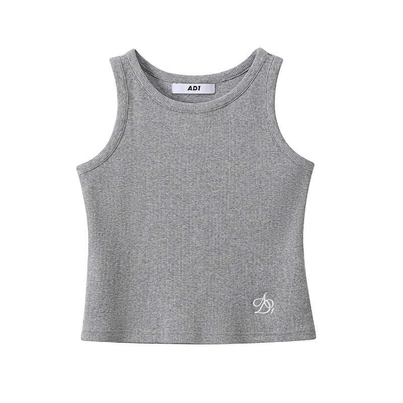 Logo Embroidery Slim Fit T-Shirts & Tank Tops