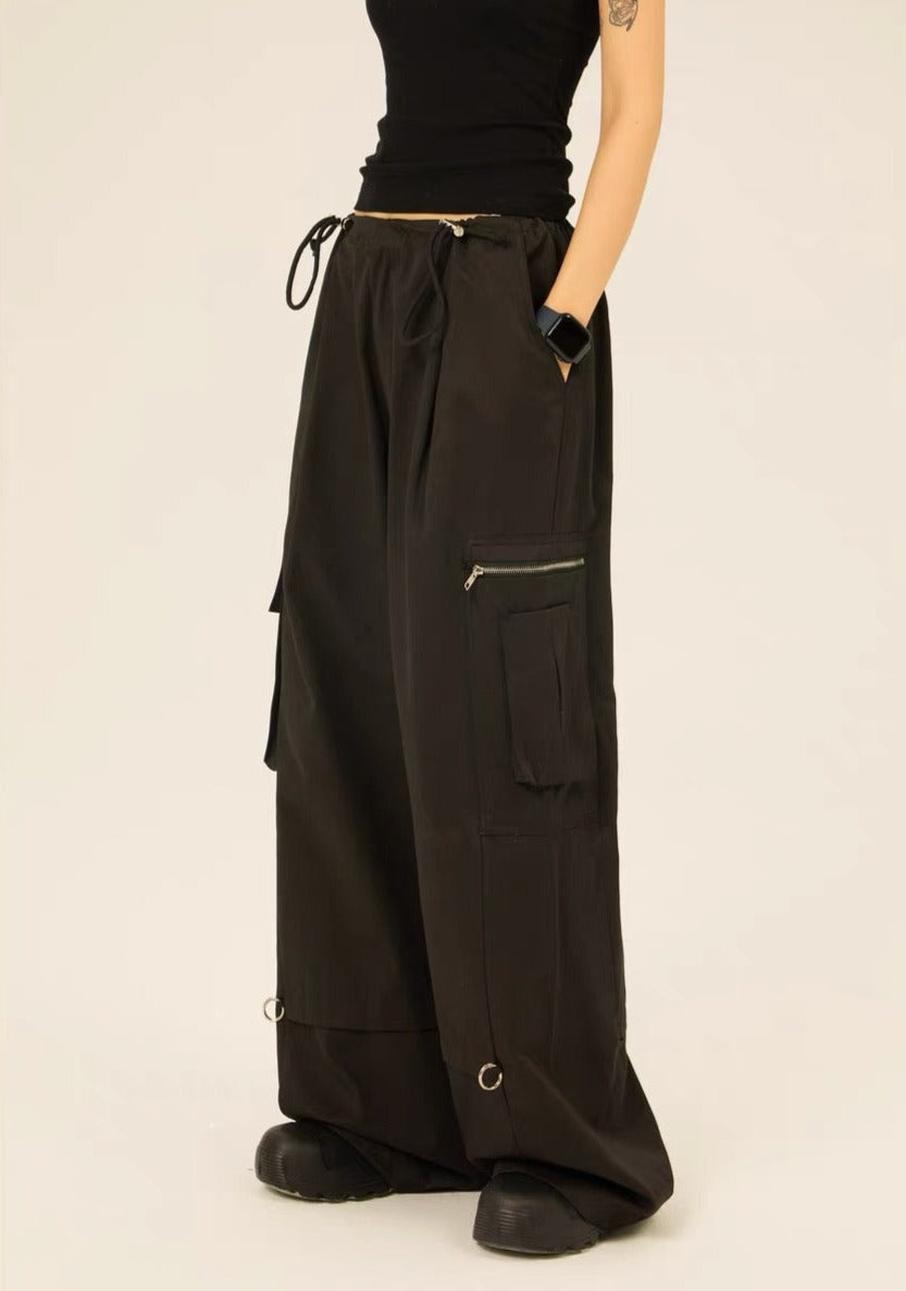 high-waisted work pants