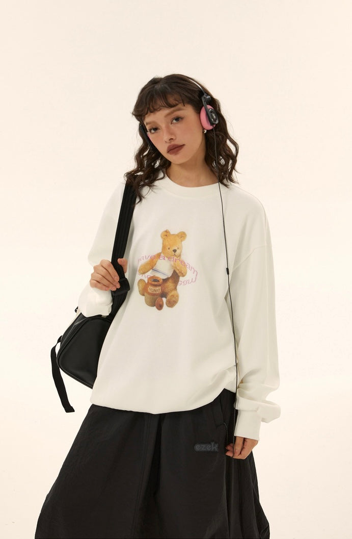 Printed Loose Sweatshirt