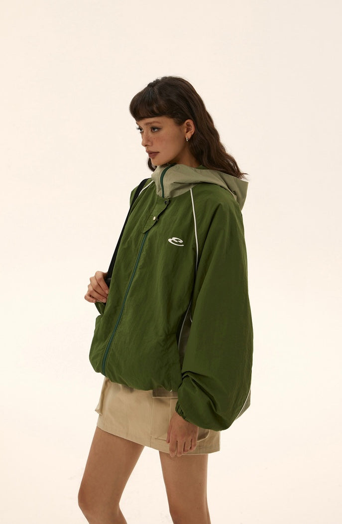 Drawcord Hoodie Jacket