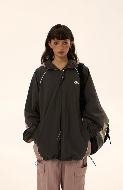 Drawcord Hoodie Jacke